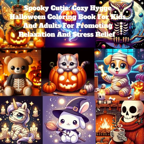 Spooky Cutie: Cozy Hygge Halloween Coloring Book For Kids and Adults For Promoting Relaxation and Stress Relief Spooky Cutie: Cozy Hygge Halloween Coloring Book For Kids and Adults For Promoting Relaxation and Stress Relief von Independently published