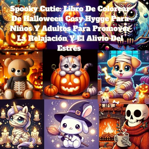 Spooky Cutie: Libro De Colorear De Halloween Cosy Hygge Para Niños Y Adultos Para Promover La Relajación Y El Alivio Del Estrés Spooky Cutie: Libro De Colorear De Halloween Cosy Hygge Para Niños Y Adultos Para Promover La Relajación Y El Alivio Del Estrés