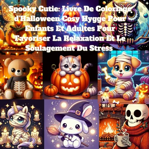 Spooky Cutie: Livre De Coloriage d'Halloween Cosy Hygge Pour Enfants Et Adultes Pour Favoriser La Relaxation Et Le Soulagement Du Stress Spooky Cutie: Livre De Coloriage d'Halloween Cosy Hygge Pour Enfants Et Adultes Pour Favoriser La Relaxation Et Le Soulagement Du Stress