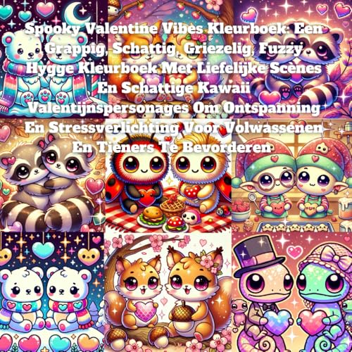 Spooky Valentine Vibes Kleurboek: Een Grappig, Schattig, Griezelig, Fuzzy Hygge Kleurboek Met Liefelijke Scènes En Schattige Kawaii ... Voor Volwassenen En Tieners Te Bevorderen Spooky Valentine Vibes Kleurboek: Een Grappig, Schattig, Griezelig, Fuzzy Hygge Kleurboek Met Liefelijke Scènes En Schattige Kawaii ... Voor Volwassenen En Tieners Te Bevorderen von Independently published