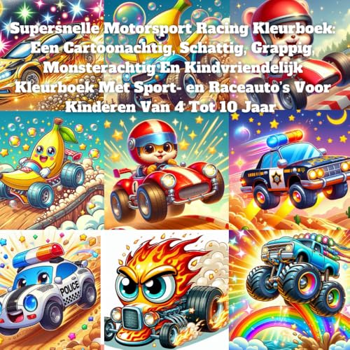 Supersnelle Motorsport Racing Kleurboek: Een Cartoonachtig, Schattig, Grappig, Monsterachtig En Kindvriendelijk Kleurboek Met Sport- en Raceauto’s Voor Kinderen Van 4 Tot 10 Jaar Supersnelle Motorsport Racing Kleurboek: Een Cartoonachtig, Schattig, Grappig, Monsterachtig En Kindvriendelijk Kleurboek Met Sport- en Raceauto’s Voor Kinderen Van 4 Tot 10 Jaar von Independently published