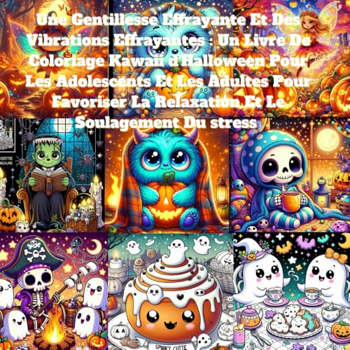 Une Gentillesse Effrayante Et Des Vibrations Effrayantes : Un Livre De Coloriage Kawaii d'Halloween Pour Les Adolescents Et Les Adultes Pour Favoriser La Relaxation Et Le Soulagement Du stress Une Gentillesse Effrayante Et Des Vibrations Effrayantes : Un Livre De Coloriage Kawaii d'Halloween Pour Les Adolescents Et Les Adultes Pour Favoriser La Relaxation Et Le Soulagement Du stress von Independently published