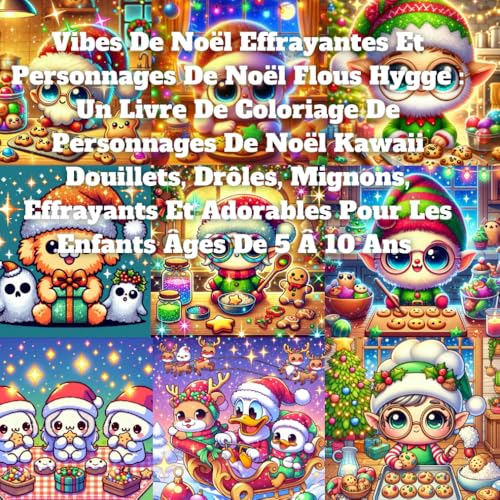 Vibes De Noël Effrayantes Et Personnages De Noël Flous Hygge : Un Livre De Coloriage De Personnages De Noël Kawaii Douillets, Drôles, Mignons, ... Adorables Pour Les Enfants Âgés De 5 Â 10 Ans Vibes De Noël Effrayantes Et Personnages De Noël Flous Hygge : Un Livre De Coloriage De Personnages De Noël Kawaii Douillets, Drôles, Mignons, ... Adorables Pour Les Enfants Âgés De 5 Â 10 Ans von Independently published
