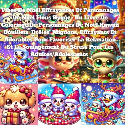 Vibes De Noël Effrayantes Et Personnages De Noël Flous Hygge : Un Livre De Coloriage De Personnages De Noël Kawaii Douillets, Drôles, Mignons, ... Du Stress Pour Les Adultes/Adolescents Vibes De Noël Effrayantes Et Personnages De Noël Flous Hygge : Un Livre De Coloriage De Personnages De Noël Kawaii Douillets, Drôles, Mignons, ... Du Stress Pour Les Adultes/Adolescents von Independently published