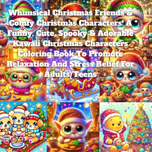 Whimsical Christmas Friends & Comfy Christmas Characters: A Funny, Cute, Spooky & Adorable Kawaii Christmas Characters Coloring Book To Promote Relaxation And Stress Relief For Adults/Teens Whimsical Christmas Friends & Comfy Christmas Characters: A Funny, Cute, Spooky & Adorable Kawaii Christmas Characters Coloring Book To Promote Relaxation And Stress Relief For Adults/Teens von Independently published