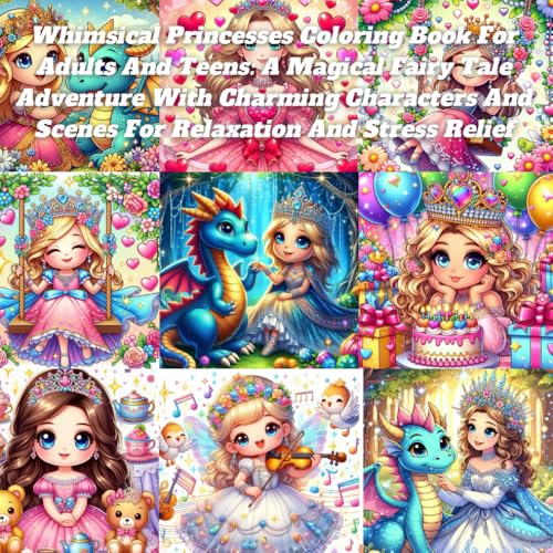 Whimsical Princesses Coloring Book For Adults And Teens: A Magical Fairy Tale Adventure With Charming Characters And Scenes For Relaxation And Stress Relief Whimsical Princesses Coloring Book For Adults And Teens: A Magical Fairy Tale Adventure With Charming Characters And Scenes For Relaxation And Stress Relief von Independently published