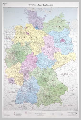 Verwaltungskarte Deutschland 1 : 750 000: Wandkarte plano (Wandkarten des BKG) von Bundesamt f. Kartographie u. Geodäsie