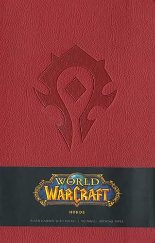 WORLD OF WARCRAFT HORDE HARDCOVER RULED JOURNAL (LARGE): Ruled Journal With Pocket, Archival Paper (Gaming) von Insights