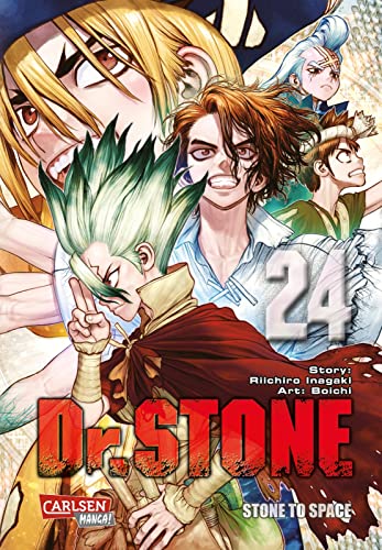 Dr. Stone 24: Verrückte Abenteuer, Action und Wissenschaft! (24) von Carlsen Manga