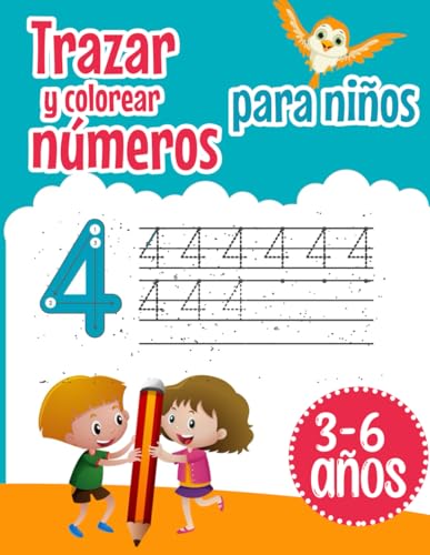 Trazar y colorear números para niños: Un libro de actividades infantil para que los preescolares aprendan los números, aprendan a escribirlos y colorearlos, aprendiendo con mucha diversión Trazar y colorear números para niños: Un libro de actividades infantil para que los preescolares aprendan los números, aprendan a escribirlos y colorearlos, aprendiendo con mucha diversión von Independently published