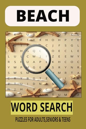 Beach Word Search – 110 Pages of Coastal Fun! von Independently published