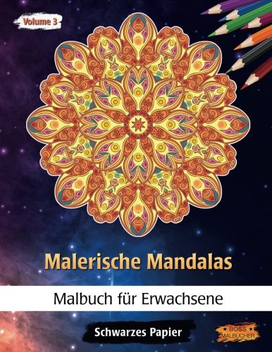 Malerische Mandalas: Malbücher für Erwachsene | Mitternacht Edition von CreateSpace Independent Publishing Platform