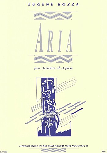 ARIA CLARINETTE SIB ET PIANO