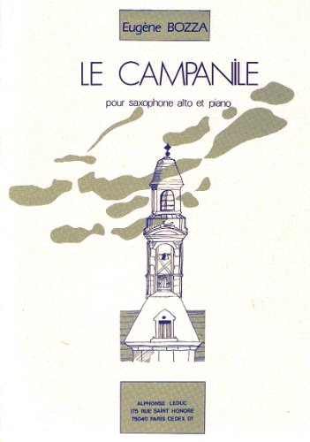 CAMPANILE SAXOPHONE MIB ET PIANO