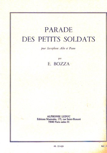 PARADE DES PETITS SOLDATS SAXOPHONE MIB ET PIANO