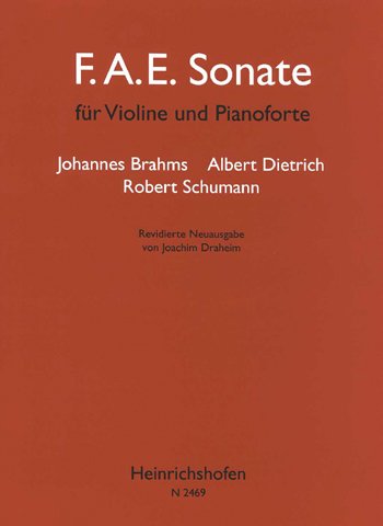 BRAHMS - Sonata FAE para Violin y Piano (Draheim)