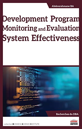 Development Program Monitoring and Evaluation System Effectiveness von EMS GEODIF