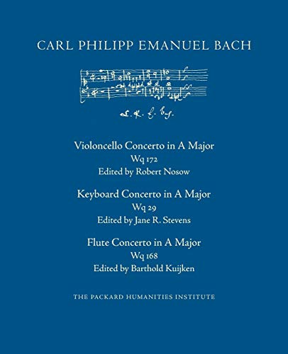Concerto in A Major, Wq 172 (CPEB:CW Offprints, Band 49) von CREATESPACE