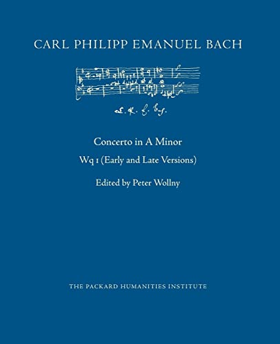 Concerto in A Minor, Wq 1 (CPEB:CW Offprints, Band 3)