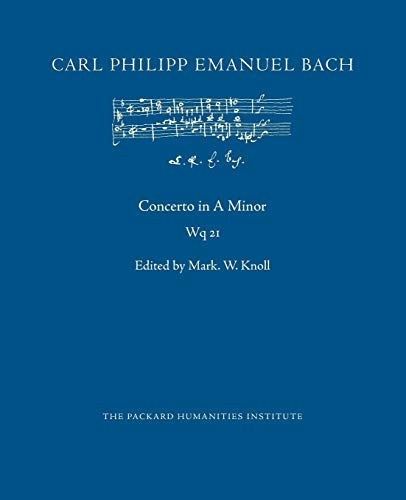 Concerto in A Minor, Wq 21 (Cpeb: Cw Offprints)