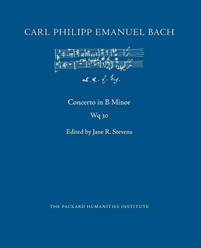 Concerto in B Minor, Wq 30 (Cpeb: Cw Offprints)