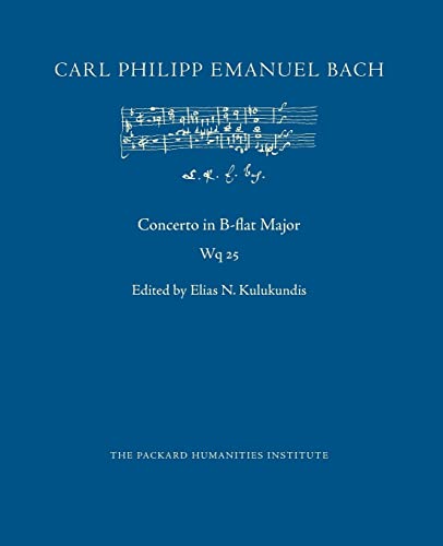Concerto in B-flat Major, Wq 25 (CPEB:CW Offprints, Band 53)