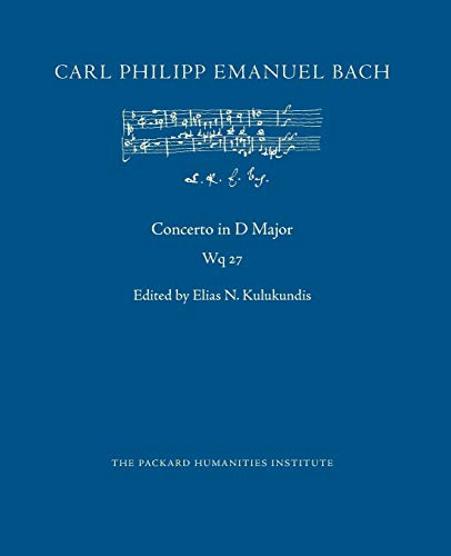 Concerto in D Major, Wq 27 (Cpeb: Cw Offprints) von Independently Published