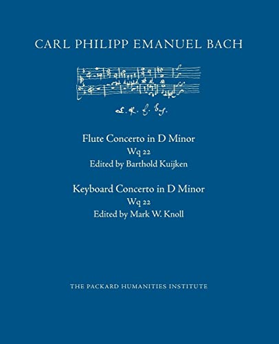 Concerto in D Minor, Wq 22 (CPEB:CW Offprints)