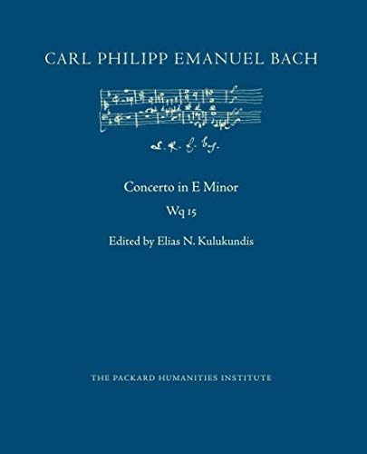 Concerto in E Minor, Wq 15 Concerto in E Minor, Wq 15 von Independently published