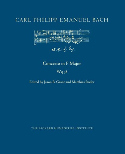 Concerto in F Major, Wq 38 von Independently published