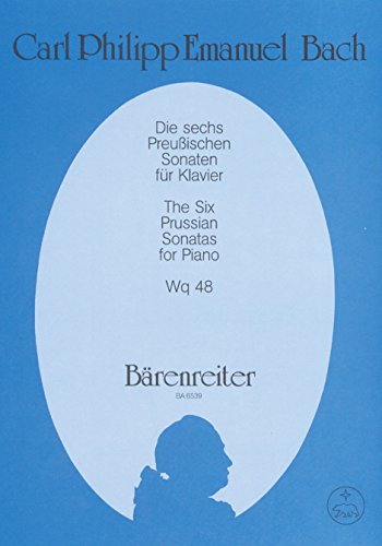Die sechs Preußischen Sonaten, Wq 48. Spielpartitur