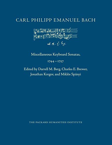 Miscellaneous Keyboard Sonatas, 1744–1757 Miscellaneous Keyboard Sonatas, 1744–1757