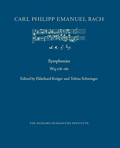 Symphonies, Wq 178–181: CPEB:CW Offprints, No. 97 von Independently published