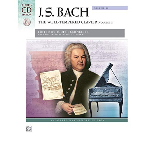 J. S. Bach: The Well-Tempered Clavier, Volume 2 - Klavier/Piano (Alfred Masterwork CD Edition, Band 2)