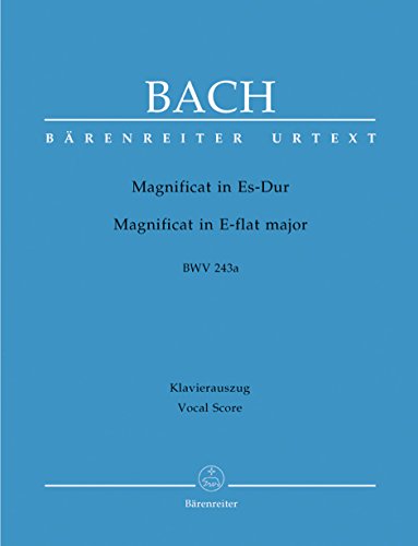 Magnificat Es-Dur BWV 243a (Erstfassung). Klavierauszug, Urtextausgabe