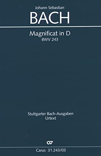 Magnificat in D (Klavierauszug): BWV 243