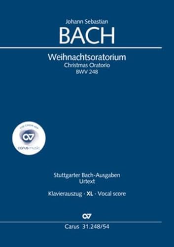 Weihnachtsoratorium (Klavierauszug XL deutsch/englisch): BWV 248, Teile I-VI