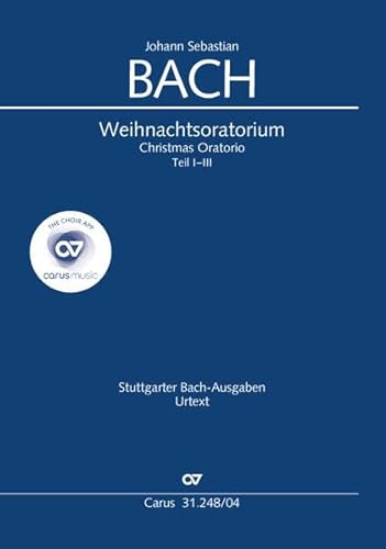 Weihnachtsoratorium (Klavierauszug deutsch): Kantaten I-III BWV 248, 1734 (?)