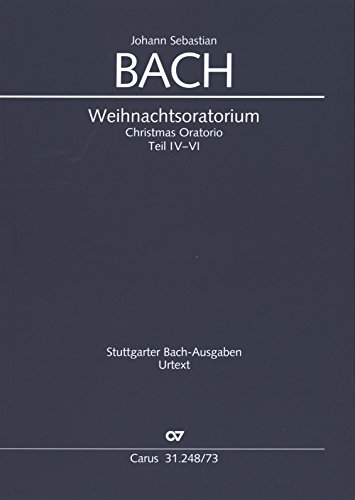 Weihnachtsoratorium (Klavierauszug deutsch/englisch): Kantaten IV-VI BWV 248, 1734