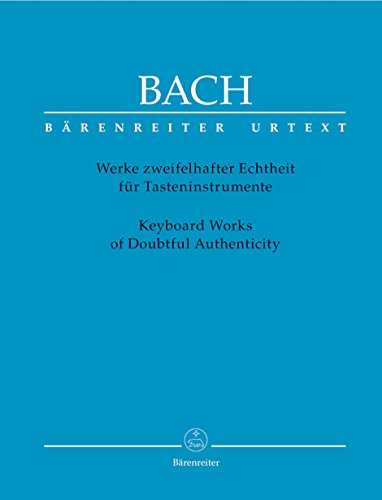 Werke Zweifelhafter Echtheit Fuer Tasteninstrumente. Klavier