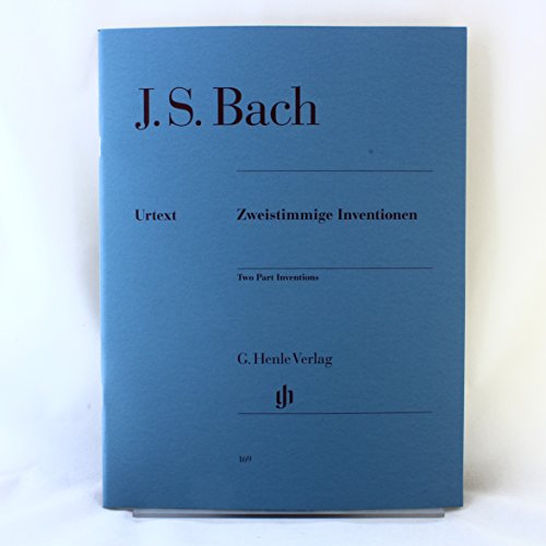 Zweistimmige Inventionen BWV 772-786, Klavier: Urtext
