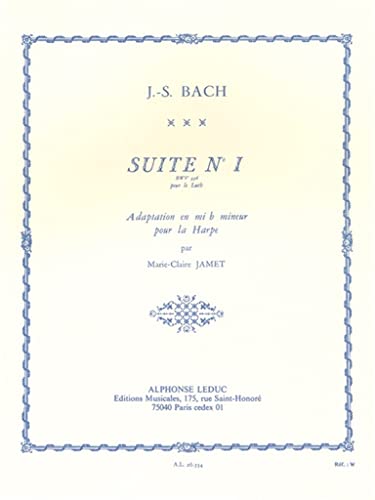 JOHANN SEBASTIAN BACH: SUITE NO.1 BWV996 POUR LE LUTH (HARP SOLO)