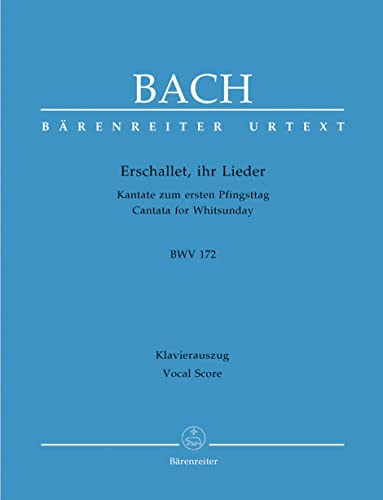Erschallet, ihr Lieder BWV 172 (Kantate zum ersten Pfingsttag / Cantata for Whitsunday) --- Chant et Piano