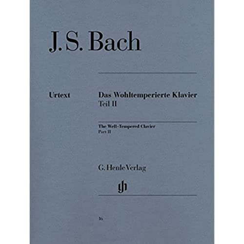 Das Wohltemperierte Klavier Teil II BWV 870-893: Das Wohltemperierte Klavier Teil II. Instrumentation: Piano solo (G. Henle Urtext-Ausgabe)