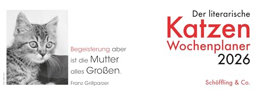 Der literarische Katzen Wochenplaner 2026: Zweifarbiger Tischkalender Der literarische Katzen Wochenplaner 2026: Zweifarbiger Tischkalender von Schöffling
