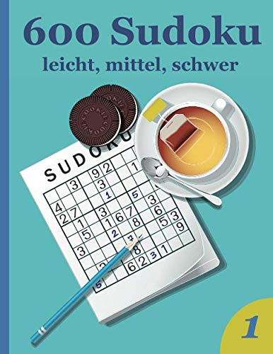 600 Sudoku - leicht, mittel, schwer 1
