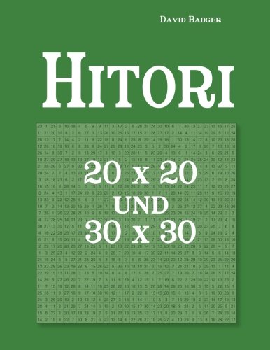 Hitori 20 x 20 und 30 x 30 Hitori 20 x 20 und 30 x 30