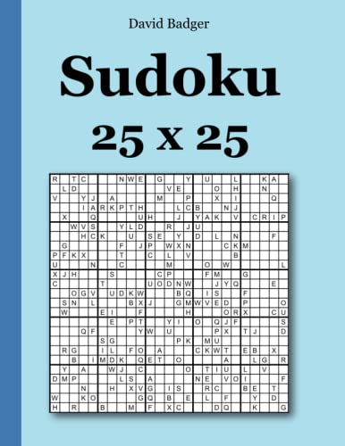 Sudoku 25 x 25 von udv
