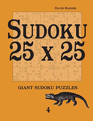 Sudoku 25 x 25: giant sudoku puzzles 4