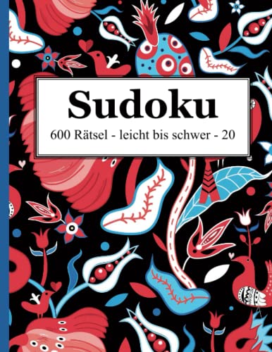 Sudoku - 600 Rätsel leicht bis schwer 20 von udv